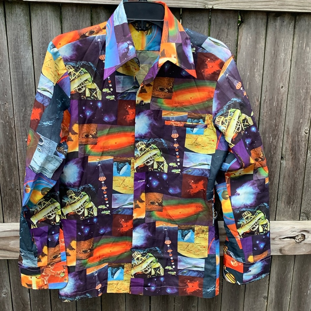 Space Odessy small button down!